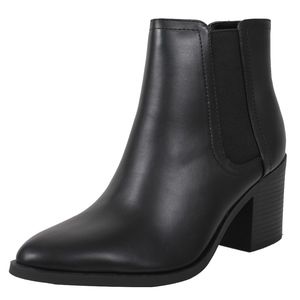 Tide Black Chelsea Elastic Side High Top Ankle